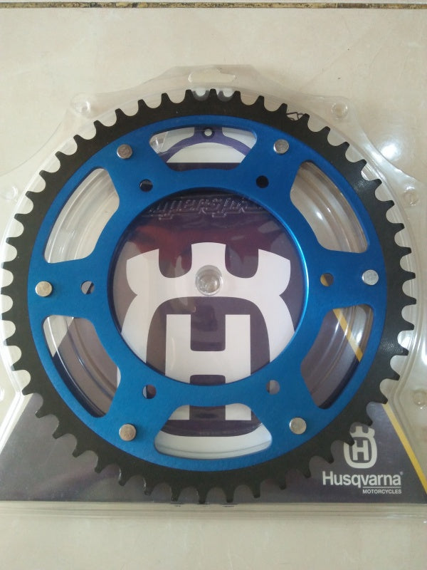 Husqvana T50 Rear Sprocket Blue