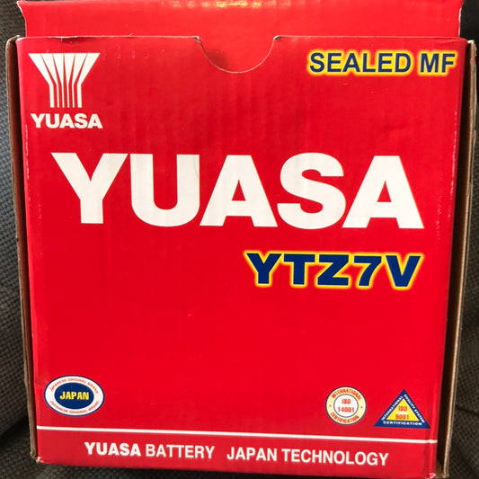 YUASA YTZ7V BATTERY 12V-6AH