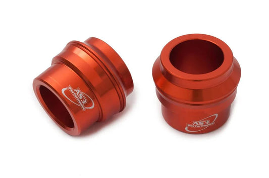 AS3 FRONT WHEEL SPACERS ORANGE KTM 125 150 250 350 450 SX SXF XC XC-F SMR 2015-2023 300 500 EXC EXC-F XC-W XCF-W 2016-2023