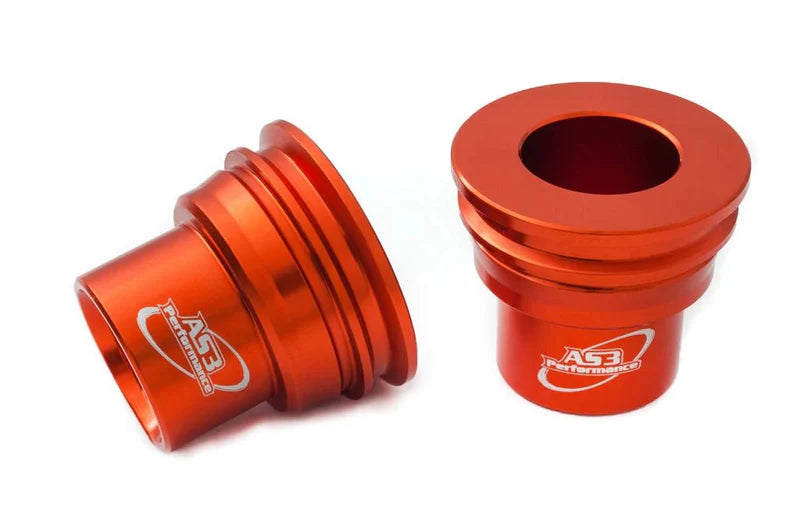 AS3 REAR WHEEL SPACERS ORANGE KTM 85 SX 2002-2023 125 150 250 350 450 SX SXF 2003-2012 200 300 500 530 EXC 2003-2023