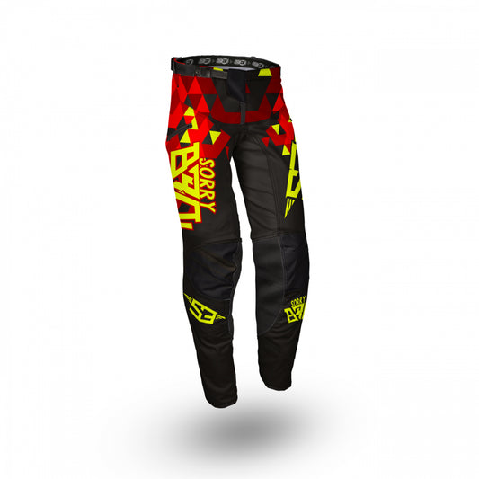 S3 SORRY BRO PANTS ENDURO RED 30