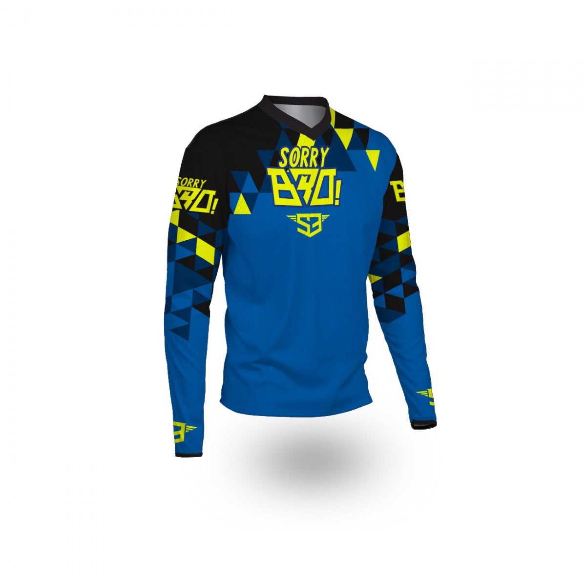 S3 SORRY BRO SHIRT ENDURO BLUE