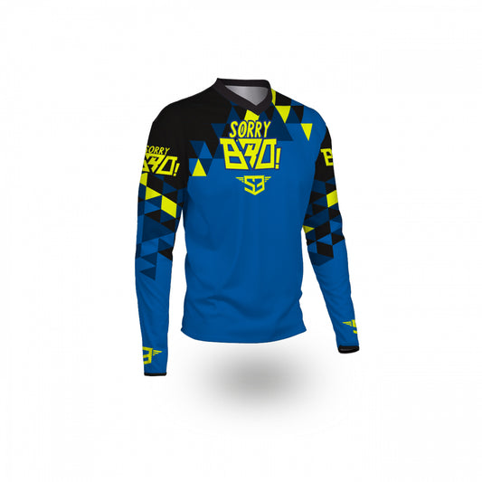 S3 SORRY BRO SHIRT ENDURO BLUE