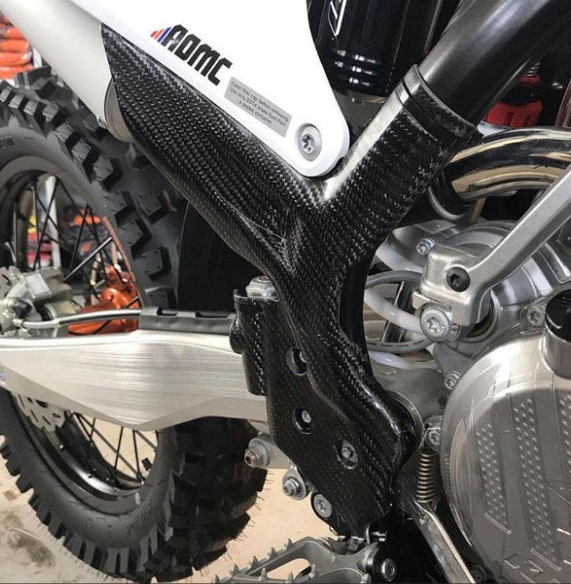 P3 Carbon Fiber Frame Guards KTM 2019-2022