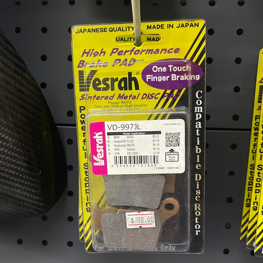 Vesrah VD-997JL (REAR) BRAKE PAD